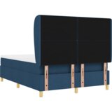  Krevet s uzglavljem i madracem - Plava - 140x200 cm - Tkanina | shoptok.hr