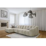 Miuform Bež kutna garnitura (s lijevim kutom/s ležaljkom) Shell – | shoptok.hr