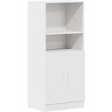 vidaXL Kuhinjska omarica bel 57x41,5x131,5 cm inž. les | Shoptok.si