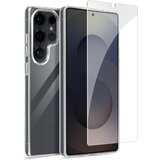 Oem Mayaxess, Zaščitni paket za Samsung Galaxy S25 Ultra Ohišje in kaljeno steklo, Prozorno, (5000215841) | Shoptok.si