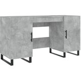  Radni stol boja betona 140 x 50 x 75 cm od konstruiranog drva Siva | shoptok.hr