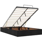  Otomanski okvir kreveta bez madraca crni 120x190 cm od tkanine | shoptok.hr