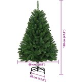  Umjetno božićno drvce 120 cm 150 LED lampica Topla bijela | shoptok.hr