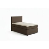 MID.YOU BOXSPRING POSTELJA 90 cm x 200 cm , tekstil, leseni material rjava | Shoptok.si