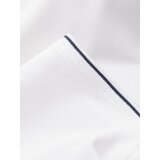 Ombre Men's pique knit polo shirt without buttons - white | Shoptok.si