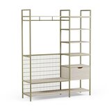 Marckeric Zeleni otvoreni željezni ormar 140x179,5x40 cm Amara – | shoptok.hr