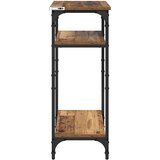 vidaXL Bocni stol Staro drvo 40 x 30 x 75 cm Konstruirano drvo | shoptok.hr