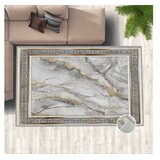 Conceptum Hypnose tepih HM-CRP25-27, pravougaoni, 160 x 230 cm, sivo-zlatna boja | Eponuda.ba