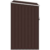  Vrtno spremište smeđe 87 x 98 x 159 cm od pocinčanog čelika | shoptok.hr