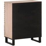  Komoda 2 kosa 60x34x75 cm trden mangov les | Shoptok.si