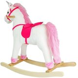  Konjić za ljuljanje Jednorog 74 cm - bijeli | shoptok.hr