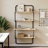  Polica sa 4 nivoa Hrast sonoma 40 x 24,5 x 104 cm | shoptok.hr