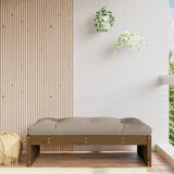 The Living Store Vrtni stolček za noge medeno rjav 120x80 cm trdna borovina - Vrtni Stolček Za Noge, (21437865) Cene