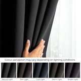 Restilo Črna zatemnitvena izolacijska zavesa 140x270 cm Pleat – | Shoptok.si