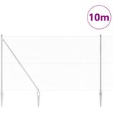  Heksagonalna ograda s stubom 10 x 1,5 m Pocinčani čelik Srebrna | shoptok.hr