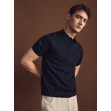 Reserved - Prugasti polo-džemper - mornarsko plava | shoptok.hr