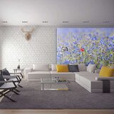  Tapeta - A sky-colored meadow - cornflowers 250x193 Cijene