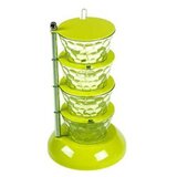 Smania rotirajući stalak za začine SpiceDevice - Zelena 4 razine | shoptok.hr