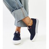 Cross Jeans Navy blue women's sneakers with thick soles | shoptok.hr