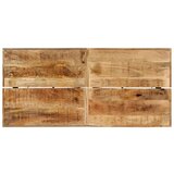  Barski stol 150 x 70 x 107 cm masivno drvo manga i željezo | shoptok.hr