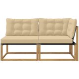 Set vanjskih sofa Čvrsto drvo akacije Bijela | shoptok.hr