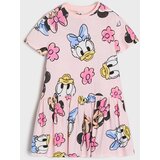 Sinsay Pamučna haljina sa spuštenim strukom i kratkim rukavima Minnie Mouse | shoptok.hr