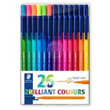 Staedtler Triplus 1 mm, komplet tankega flomastra, 26 barv Cene
