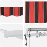 vidaXL Avtomatska Retraktibilna Tenda Oranžna in Rjava 450x350 cm | Shoptok.si