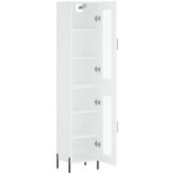  Visoka komoda bijeli 34 5x34x180 cm od konstruiranog drva | shoptok.hr