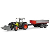Bruder Traktor Claas Nectis 267 F sa utovarivačem i kiper prikolicom Slike