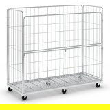Kongamek 4-stranski zaboj na kolesih XXL, vzdolžna stranica zložljiva, brez zavore | Shoptok.si