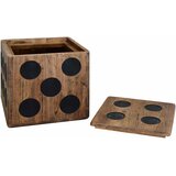  Kutija za pohranu od drva mindi 40 x 40 x 40 cm dizajn kocke | Eponuda.ba
