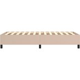  Okvir za krevet s oprugom boja cappuccina 100x200 cm umjetna koža | Eponuda.com