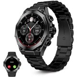 Ksix smartwatch Titanium, AMOLED 1,43” zaslon, 2 remena, 5 dana aut., crni | shoptok.hr