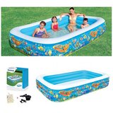 Bestway Nafukavajući dječji bazen 229 x 152 x 56 cm BESTWAY 54120 – cvjetići | shoptok.hr