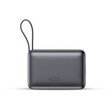 Ksix BPB20PD22INTG 20000mAh MINI POWERBANK 22.5W, LED DISPLAY+KABL USB-C I LIGHTNING | Eponuda.com