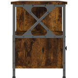 TV ormarić boja dimljenog hrasta 102x33x45 cm od drva i željeza | shoptok.hr