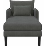 Preveliki šezlong Tamnosiva Baršunasta tkanina - Tamnosiva 71 cm | shoptok.hr