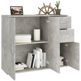  Komoda siva boja betona 91x29,5x75 cm od konstruiranog drva | Eponuda.ba