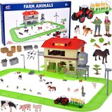  Set farma sa štalom, cestom, traktorom i figurama životinja | shoptok.hr