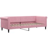 vidaXL dnevni krevet ružičasti 80 x 200 cm baršunasti | shoptok.hr