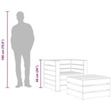 vidaXL 2-dijelna vrtna garnitura od paleta od impregnirane borovine | shoptok.hr
