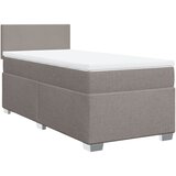  The Living Store Box spring postelja z vzmetnico taupe 90x190 cm blago - Box Spring Postelja, (21496769) | Shoptok.si
