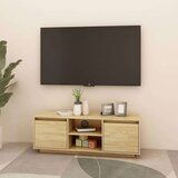 vidaXL TV omarica 110x30x40 cm trdna borovina | Shoptok.si