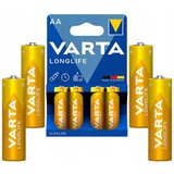 Varta LONGLIFE AA 1.5V LR6 MN1500, ALKALNE baterije, PAK4 (cena po kom.) | Eponuda.com