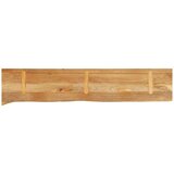 Stolna Mizna plošča z naravnim robom 180x20x3,8 cm trden mangov les, (21411935) | Shoptok.si
