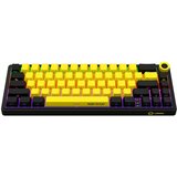 Lorgar wireless 65% mechanical gaming keyboard pro, black/yellow, en layout LRG-KBP70MW-YL-US | ePonuda.com