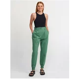 Dilvin 71107 Cupped Jogging Trousers-Green