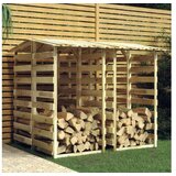  Pergola s streho 4 kosi 100x90x200 cm impregnirana borovina | Shoptok.si