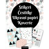 Stikeri/ čestitke/ ukrasni papir/ koverte